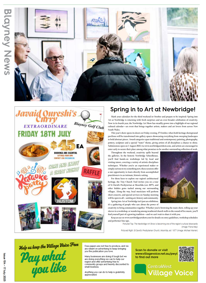 Newbridge Art Show - Blayney News